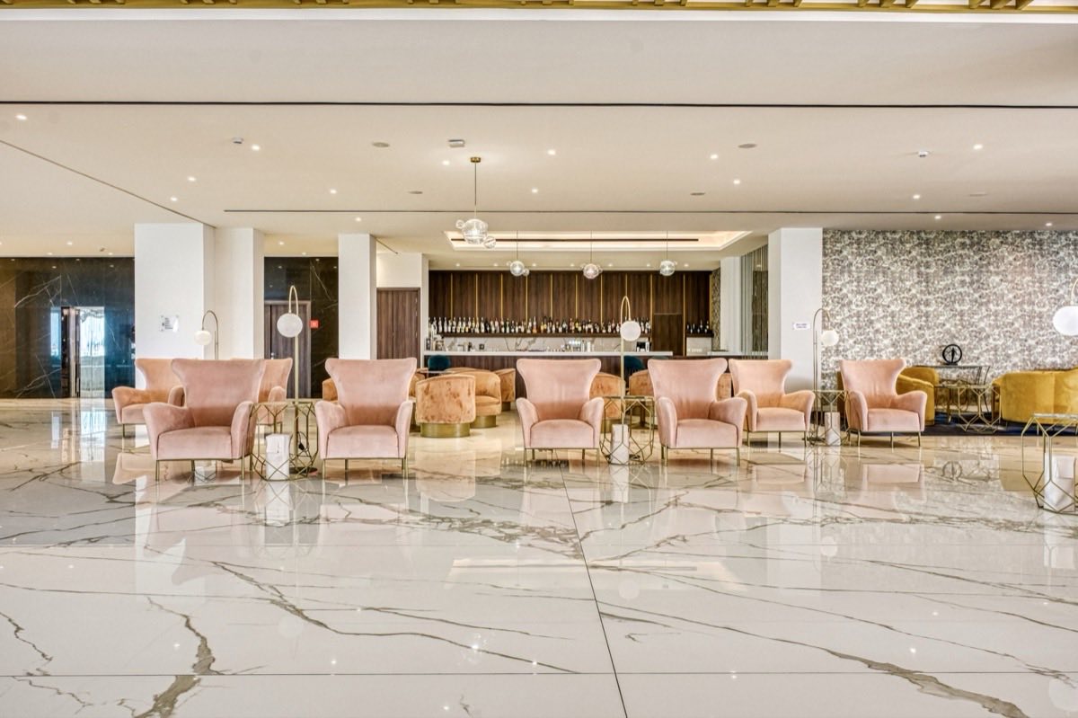 Odessa Beach Hotel lounge area